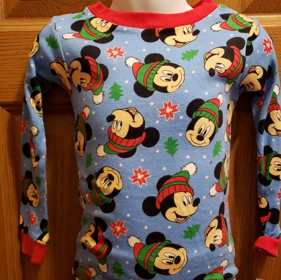 Disney Other - ✔HP-10/7x2✔Mickey Mouse Christma Pajamas-Size 4T